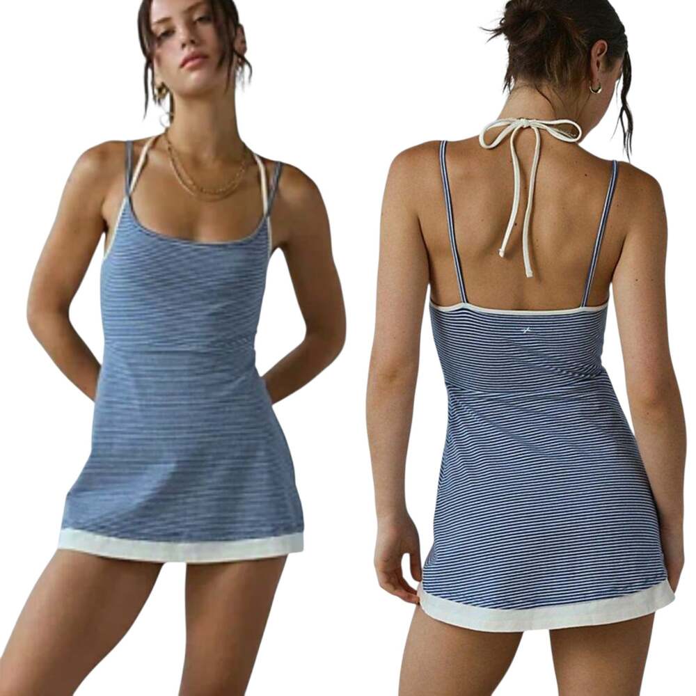 NEW Out From Under Urban Outfitters Bec Double Layer Mini Dress Romper MEDIUM